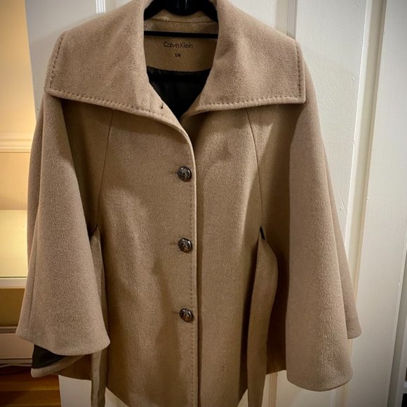 *NOT FOR SALE/SOLD* Calvin Klein Cape Coat (Size S) - Picture 3 of 5